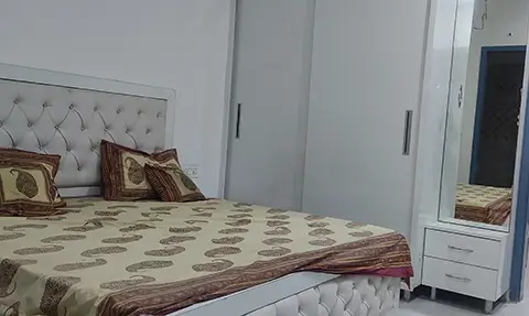 Bedroom-2, Leaf Berry, 3 BHK Furnished Flat, Rs. 35.90 Lacs, 125 Gaj, Sector 127, Adjoining Gillco Velly - Kharar, Mohali