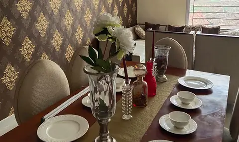 Dinning Area, Aman Green 1, 2/3 BHK Furnished Flat, Rs. 32.90 Lacs, 100-150 Gaj, Sector 125 - Kharar, Kharar- Chandigarh Highway, NH-21, Kharar, Mohali