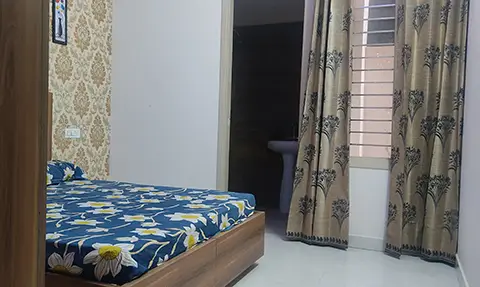 Bedroom-3, Aman Green 2, 2 BHK Furnished Flat, Rs. 29.90 Lacs, 112 Gaj, Landran Road, On Road Project, Kharar, Landran, Mohali