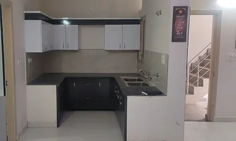 kitchen, Aman Green 2, 2 BHK Furnished Flat, Rs. 29.90 Lacs, 112 Gaj, Landran Road, On Road Project, Kharar, Landran, Mohali