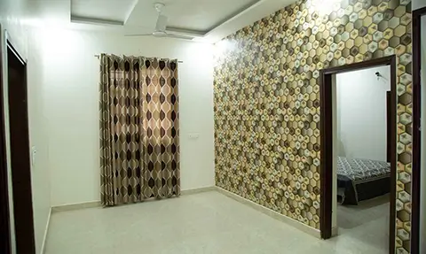 Living-Room, Deep Homes 1, 2 BHK Furnished Flat, Rs. 19.90 Lacs, 80-100 Gaj, Sector 127, Shivalik City, Kharar, Mohali 