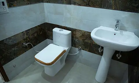 bathroom, Deep Homes 2, 2 BHK Furnished Flat, Rs. 25.90 Lacs, 95 Gaj, Sector 127, Near Gillco Market, Kharar, Mohali